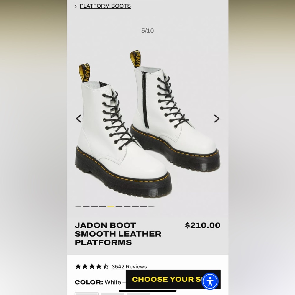 dr marten jadon white